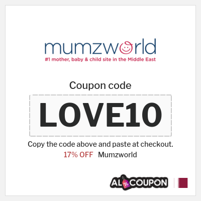 Coupon for Mumzworld (LOVE10) 17% OFF