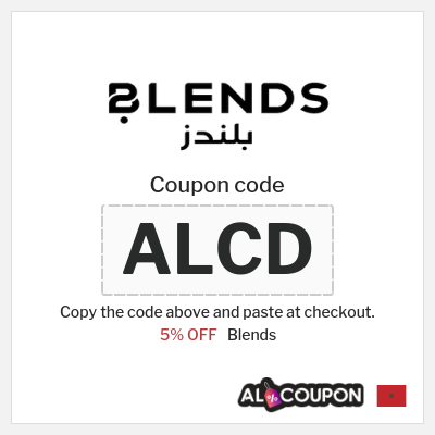 Coupon discount code for Blends 5% OFF Vouchers