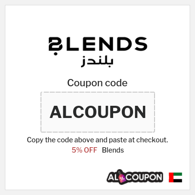 Coupon discount code for Blends 5% OFF Vouchers