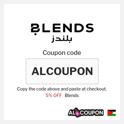 Coupon discount code for Blends 5% OFF Vouchers