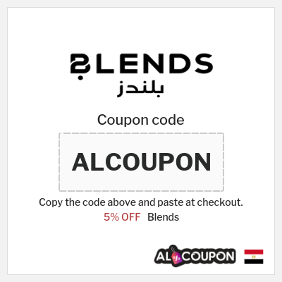Coupon discount code for Blends 80% Discounts + 5% Vouchers