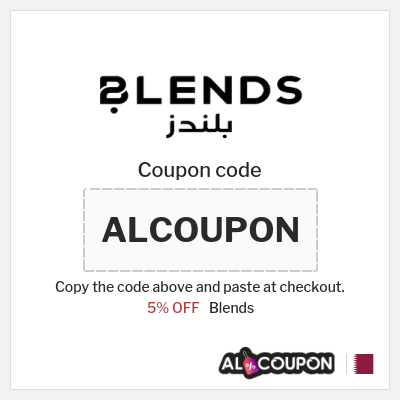 Coupon for Blends (ALCOUPON) 5% OFF