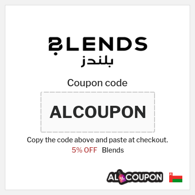 Coupon for Blends (ALCOUPON) 5% OFF