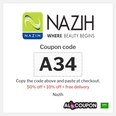 Coupon discount code for Nazih 10% OFF