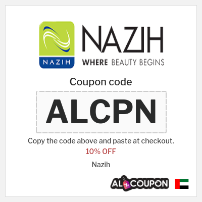 Coupon for Nazih (ALCPN) 10% OFF