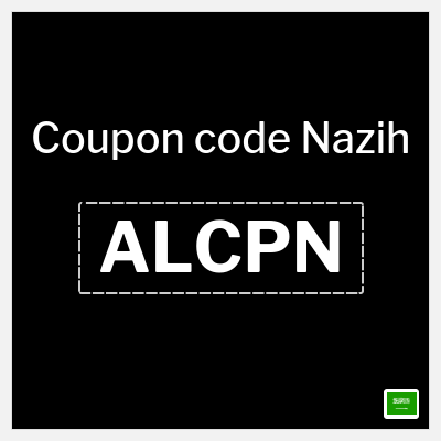 Coupon for Nazih (ALCPN) 50% off + 10% off + free delivery