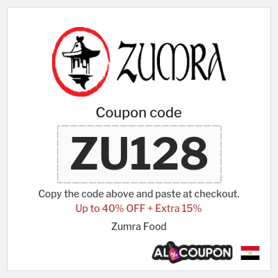 Coupon discount code for Zumra Food 15% OFF