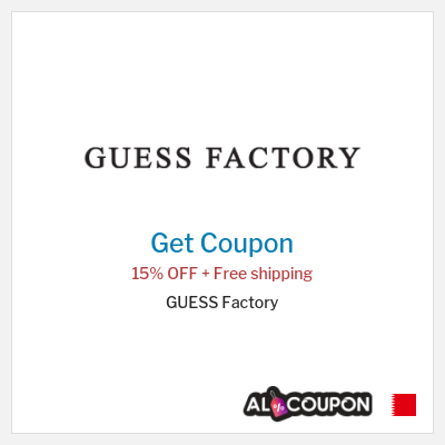 Coupon discount code for GUESS Factory 15% OFF