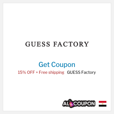 Coupon discount code for GUESS Factory 15% OFF