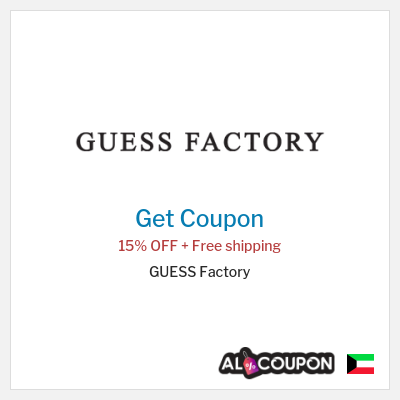 Coupon discount code for GUESS Factory 15% OFF