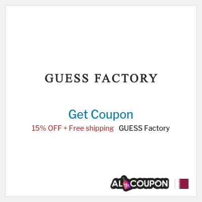 Coupon discount code for GUESS Factory 15% OFF
