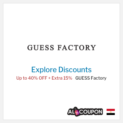 Sale for GUESS Factory Up to 40% OFF + Extra 15%