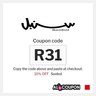 Coupon for Sonbol (R31) 10% OFF