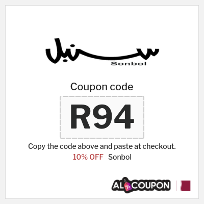 Coupon for Sonbol (R94) 10% OFF