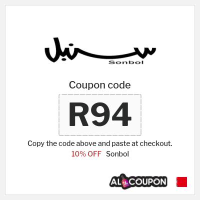 Coupon for Sonbol (R94) 10% OFF
