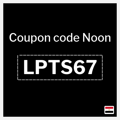Coupon for Noon (LPTS67) 5% Discount - Up to 1000 EGP