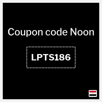 Coupon for Noon (LPTS186) 5% Discount - Up to 1000 EGP
