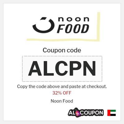 Coupon discount code for Noon Food Up to 50% OFF