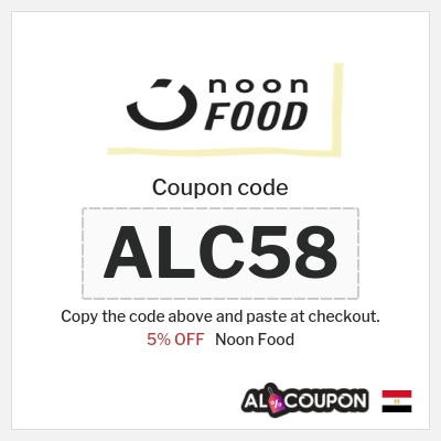 Coupon discount code for Noon Food Up to 50% OFF
