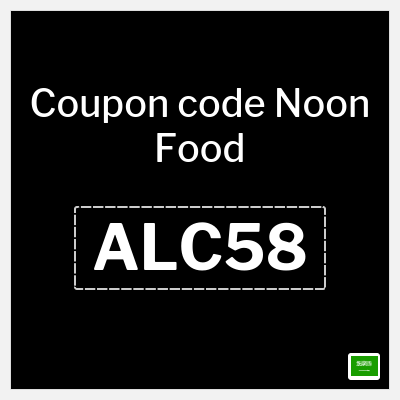 Coupon discount code for Noon Food Up to 50% OFF