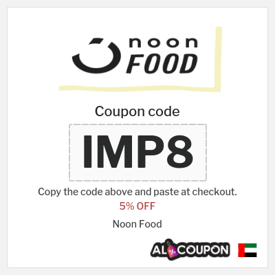 Coupon for Noon Food (IMP8) 5% OFF