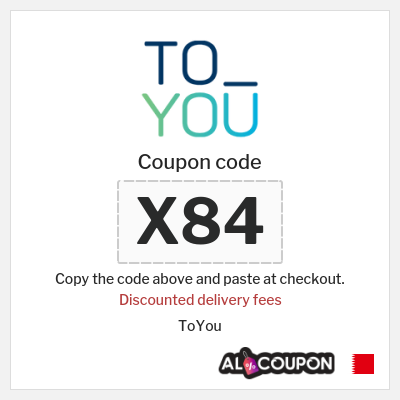 ToYou Coupon (X84) ToYou Promo Code KSA Free Delivery