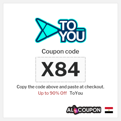 ToYou Coupon (X84) Guaranteed Free Delivery ToYou Voucher Code