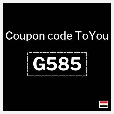 ToYou Coupon (G585) Guaranteed Free Delivery ToYou Voucher Code