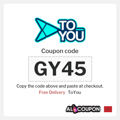 ToYou Coupon (GY45) Free Delivery ToYou Coupon Code