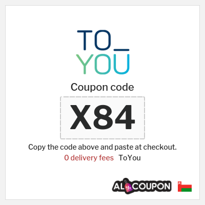 ToYou Coupon (X84) ToYou Promo Code KSA Free Delivery