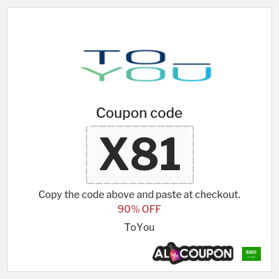 Coupon for ToYou (X81) 90% OFF