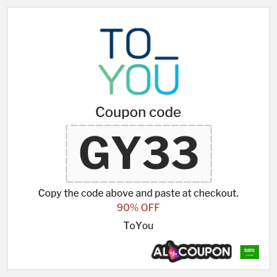 Coupon for ToYou (GY33) 90% OFF