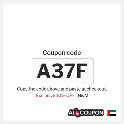 H&M Coupon (A397) H&M Discount Code 2026