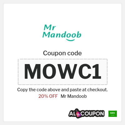 Coupon discount code for Mr Mandoob Up to 30% OFF