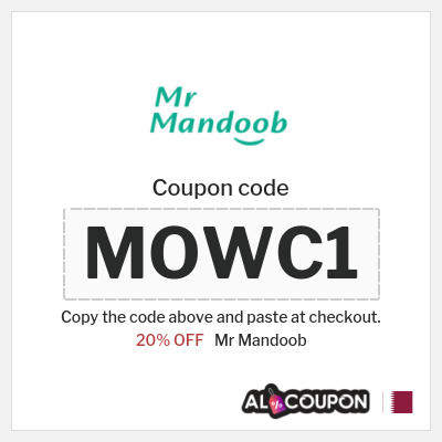 Coupon discount code for Mr Mandoob Up to 30% OFF