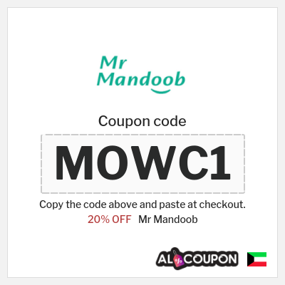 Coupon discount code for Mr Mandoob Up to 30% OFF