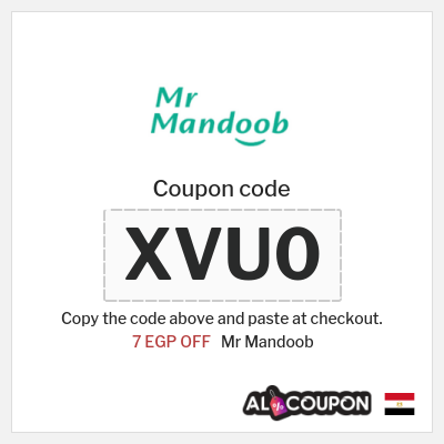 Coupon discount code for Mr Mandoob 7 EGP OFF New Users