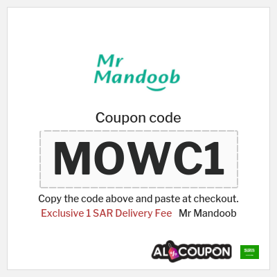 Coupon discount code for Mr Mandoob 7 SAR OFF New Users