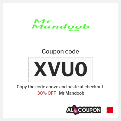 Coupon discount code for Mr Mandoob 20% OFF