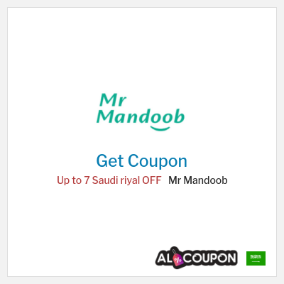 Coupon discount code for Mr Mandoob 7 SAR OFF New Users
