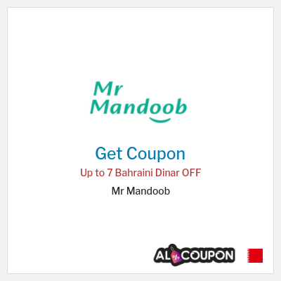 Coupon discount code for Mr Mandoob 7 BHR OFF New Users