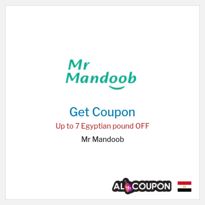 Coupon discount code for Mr Mandoob 7 EGP OFF New Users
