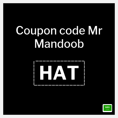 Coupon for Mr Mandoob (HAT) Extra 3 Saudi riyal Discount