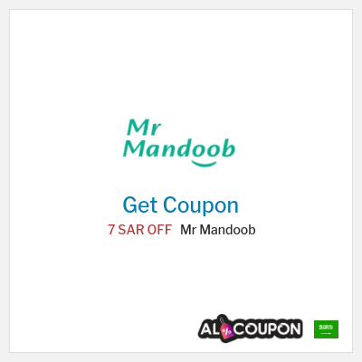 Coupon for Mr Mandoob 7 SAR OFF