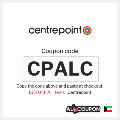 Coupon for Centrepoint (CPALC) 16% OFF All Items