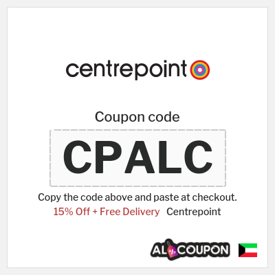 Coupon for Centrepoint (CPALC) 15% Off + Free Delivery