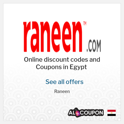 Coupon for Raneen (RR34) 10% OFF