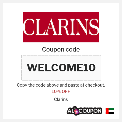 Coupon discount code for Clarins 10% OFF