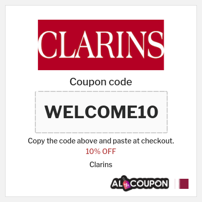 Coupon discount code for Clarins 10% OFF