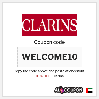 Coupon discount code for Clarins 10% OFF